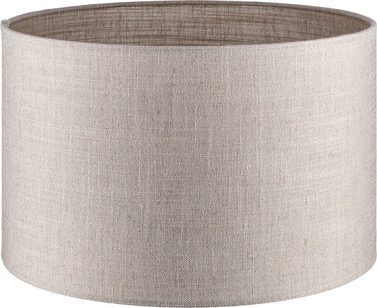 Abat-jour Cylindre - 35x35x22cm - Lin Oslo naturel