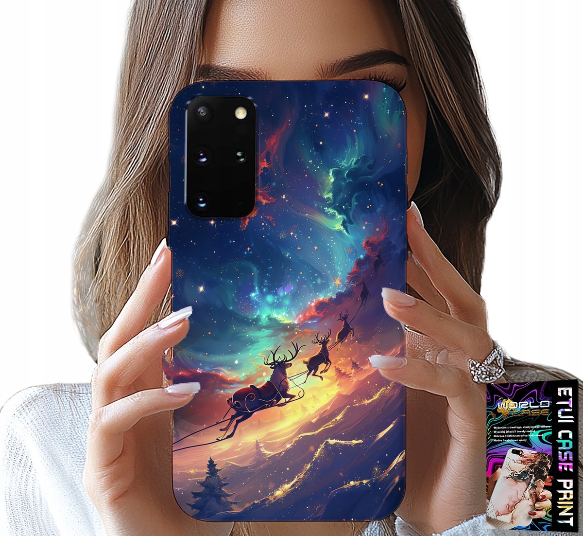 HOESJE VOOR SAMSUNG GALAXY S20 PLUS - RENDIER ZOET KERSTPATROON