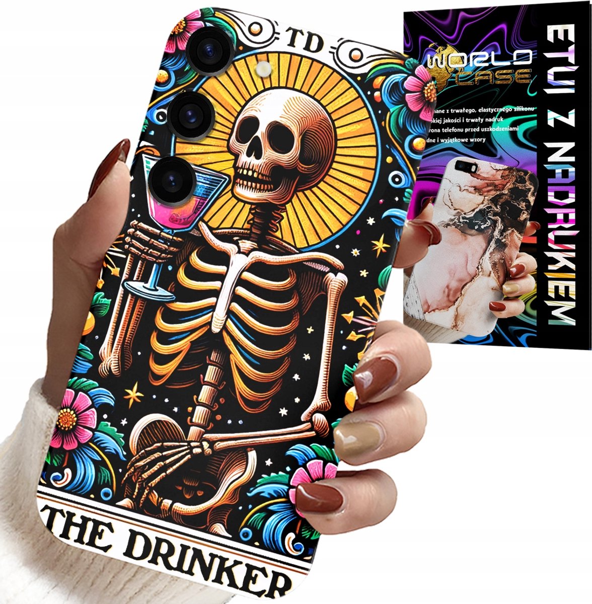 HOESJE VOOR SAMSUNG GALAXY S23 - THE DRINKER ALKO WINKO DRANKPATRONEN