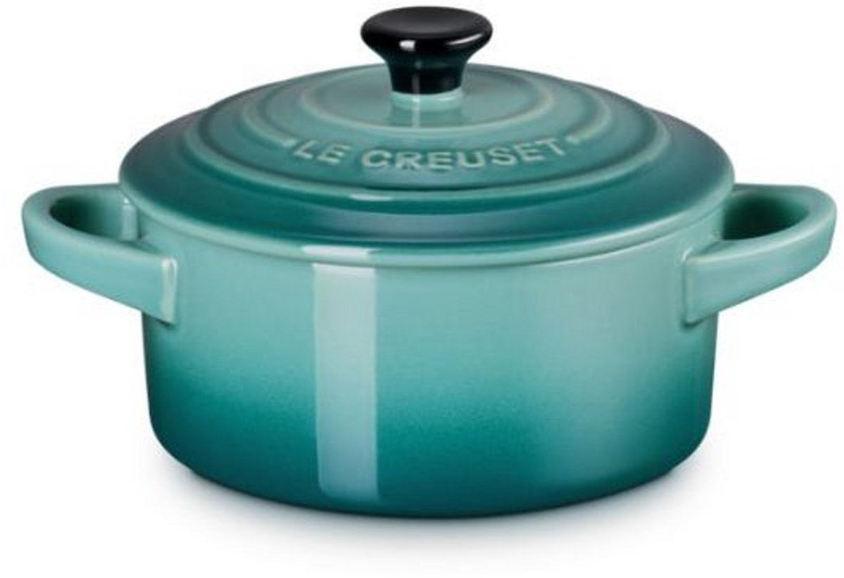 Le Creuset mini stoofpan 10cm - 0,25L bleu riviera
