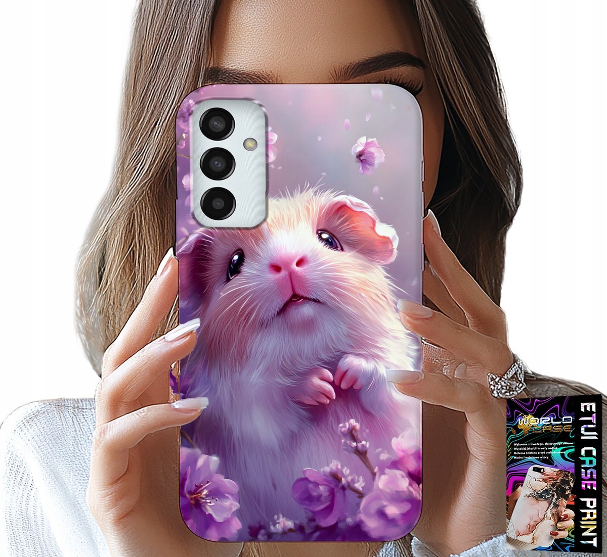 HOESJE VOOR SAMSUNG GALAXY M23 - LEUKE HAMSTER- EN KNAAGDIERPATRONEN VOOR KINDEREN