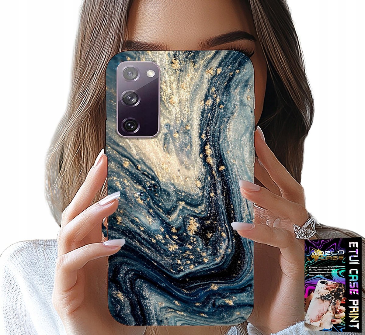 HOESJE VOOR SAMSUNG GALAXY S20 LITE - ELEGANT STEENPATROON