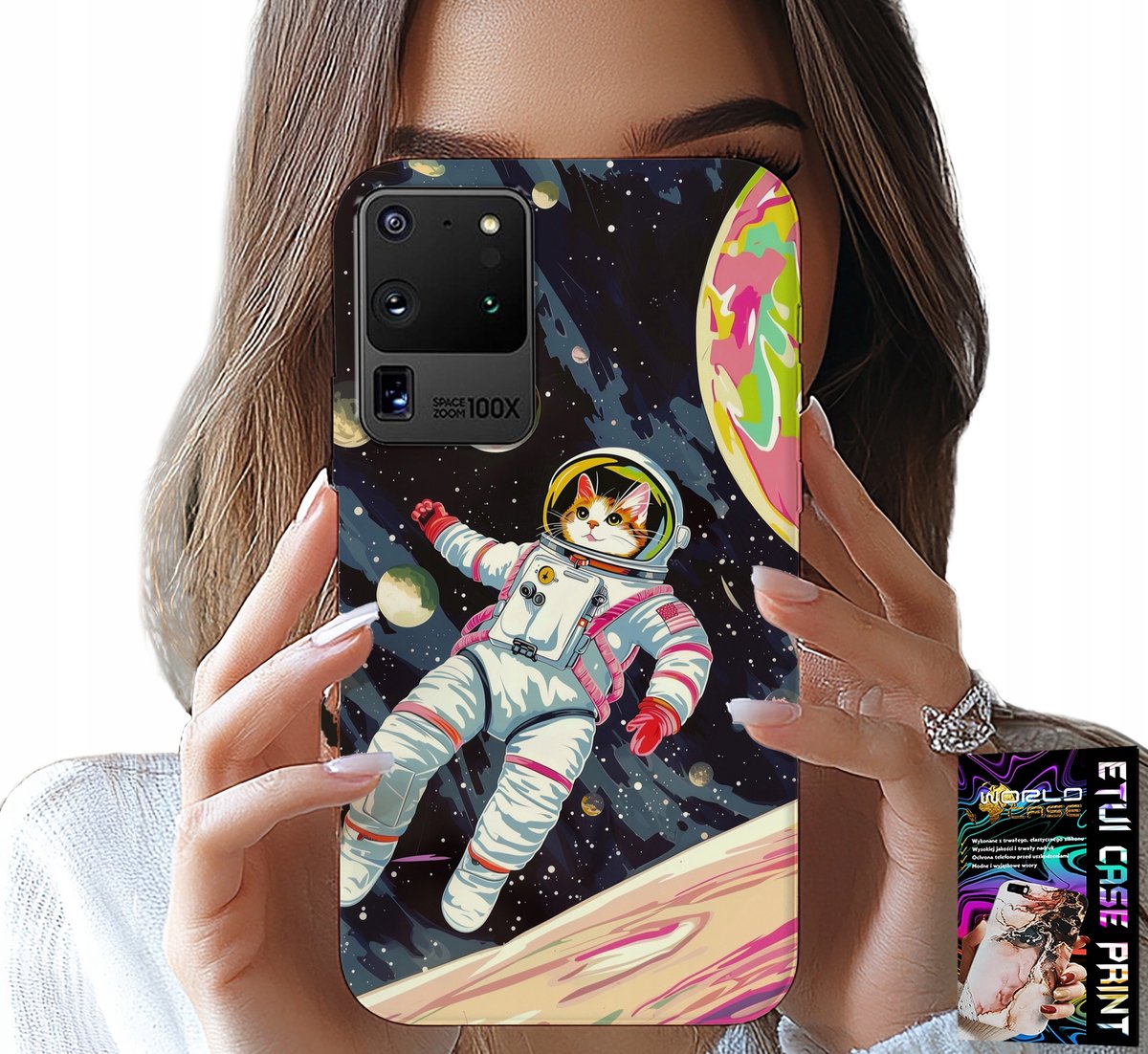 HOESJE VOOR SAMSUNG GALAXY S20 Ultra - KAT-ASTRONAUT-RUIMTECAT