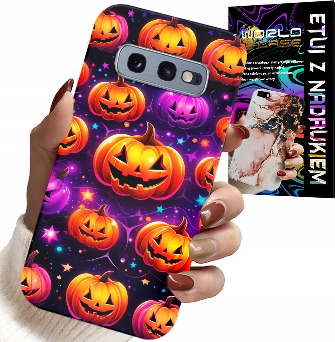 HOESJE VOOR SAMSUNG GALAXY S10E - HALLOWEEN, SALEM, ENGE POMPOENEN, PATRONEN