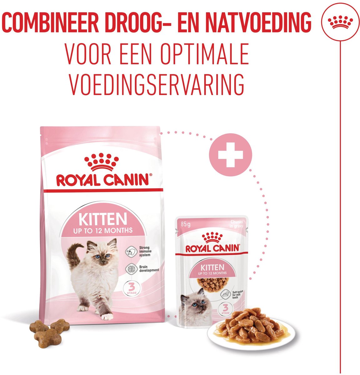 Royal Canin Kitten - Kattenvoer - 2 x 2kg thumbnail 4