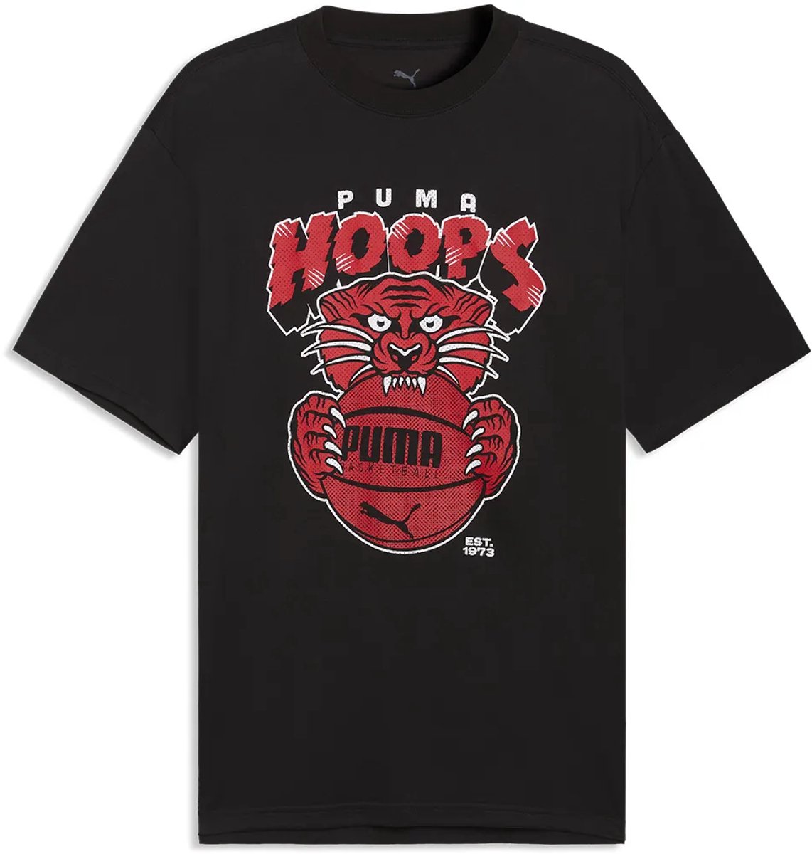 Puma Flagrant Foul 3 Hoops T-shirt Met Korte Mouwen Man Zwart