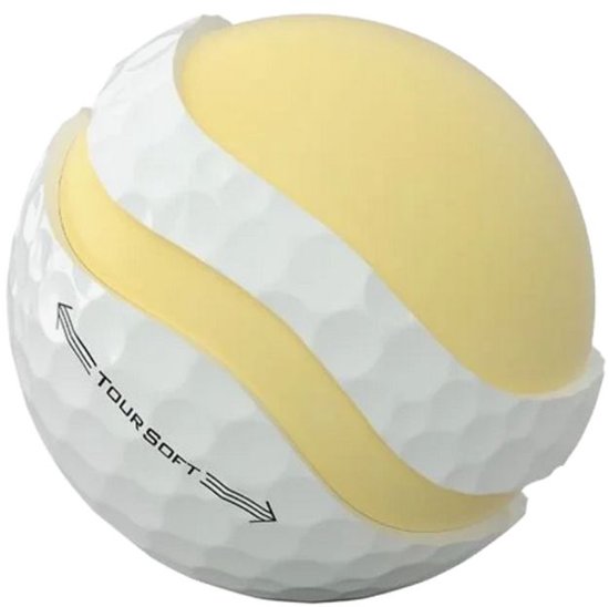 Titleist Tour Soft AIM Golfballen Wit 2026 van Merkloos — afbeelding 2