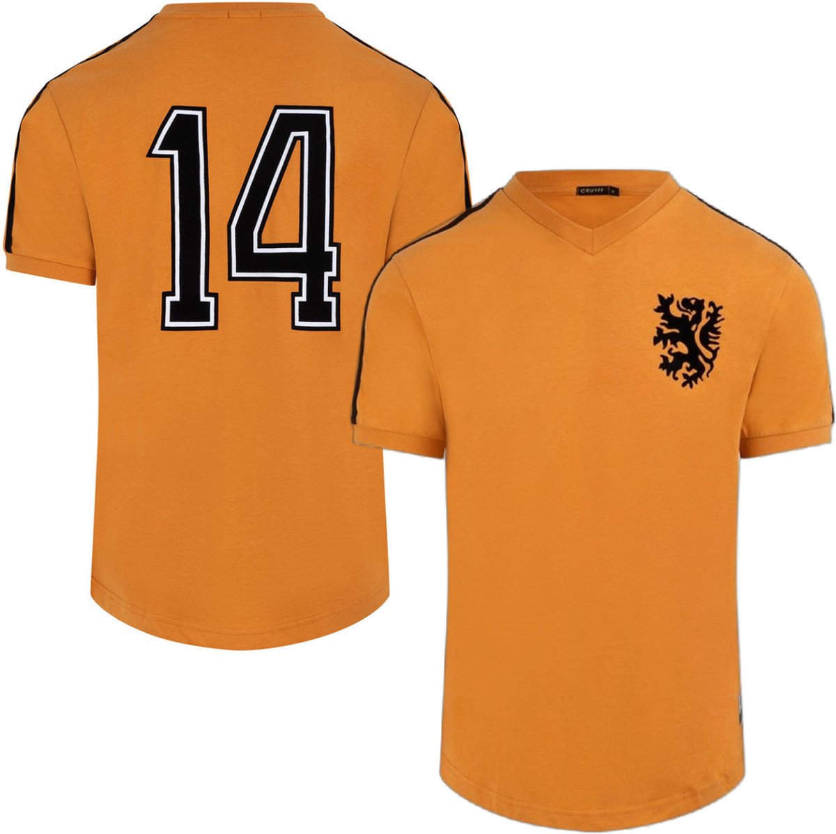 Cruyff - Holland Retro Shirt WK 1974 + Nummer 14 | bol