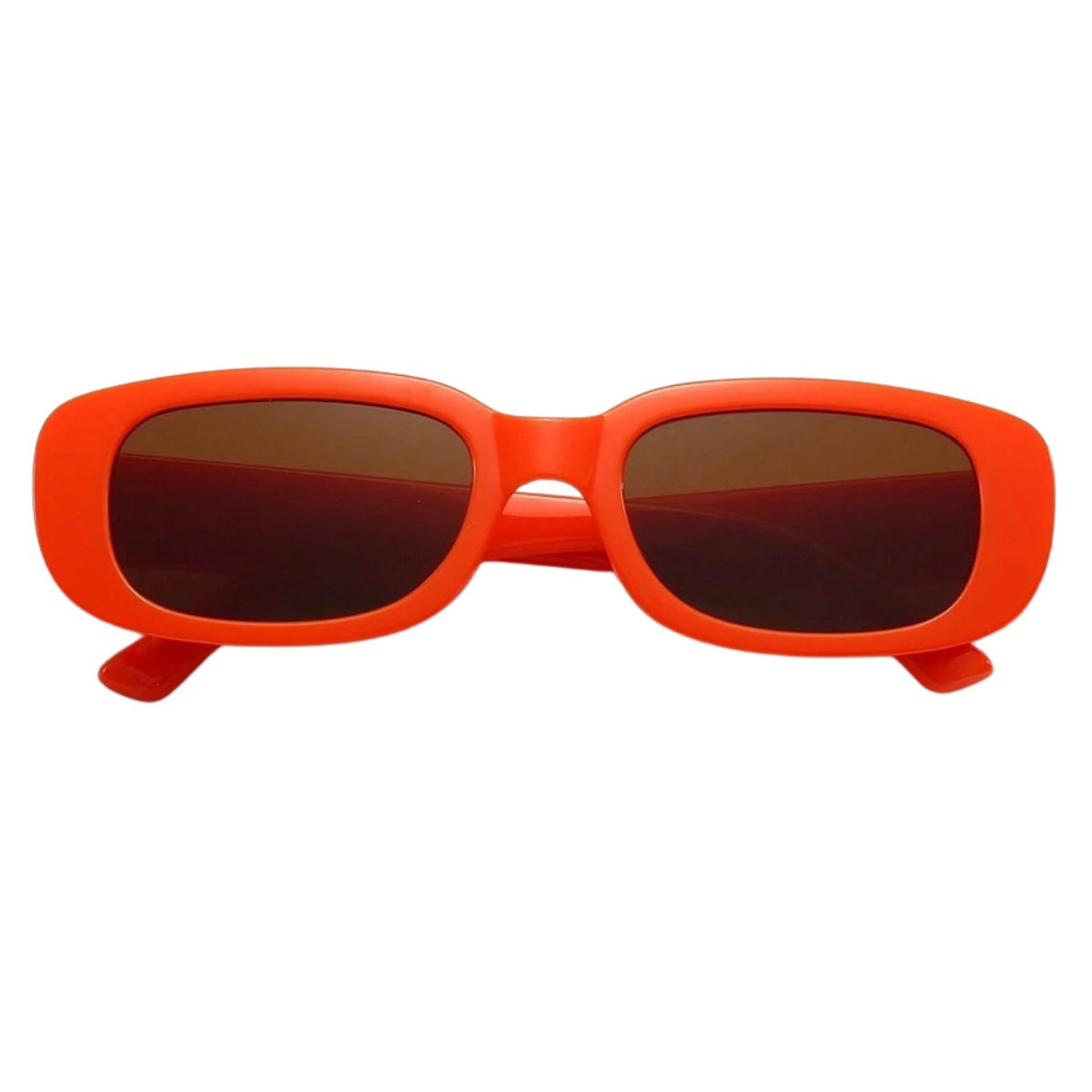 Chipa - Moderne Oranje Bril - Oranje Montuur – Licht Getinte Glazen - Retrolook Zonnebril – Oranje Zonnebril - Perfect voor Koningsdag & Festivals – Unisex - Heren & Vrouwen - Koningsdag accessoires - Koningsdag Bril - Oranje Accessoires