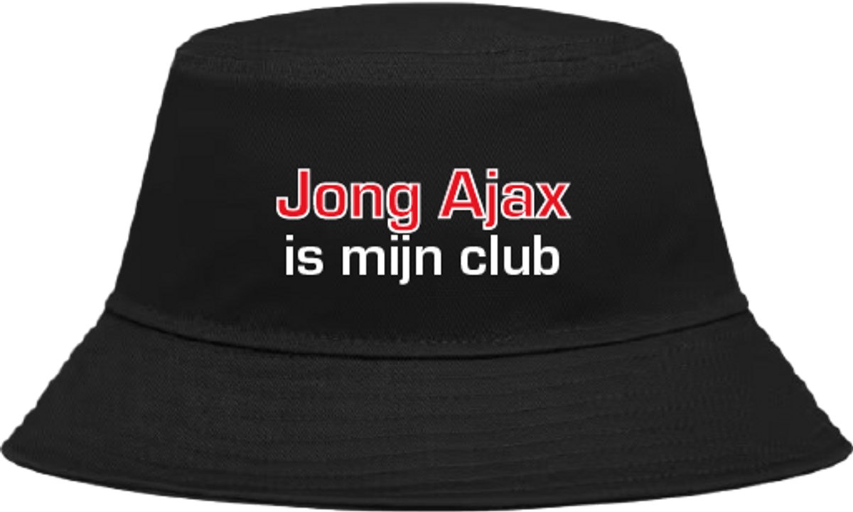Buckethoed met tekst: Jong AJAX is mijn club.