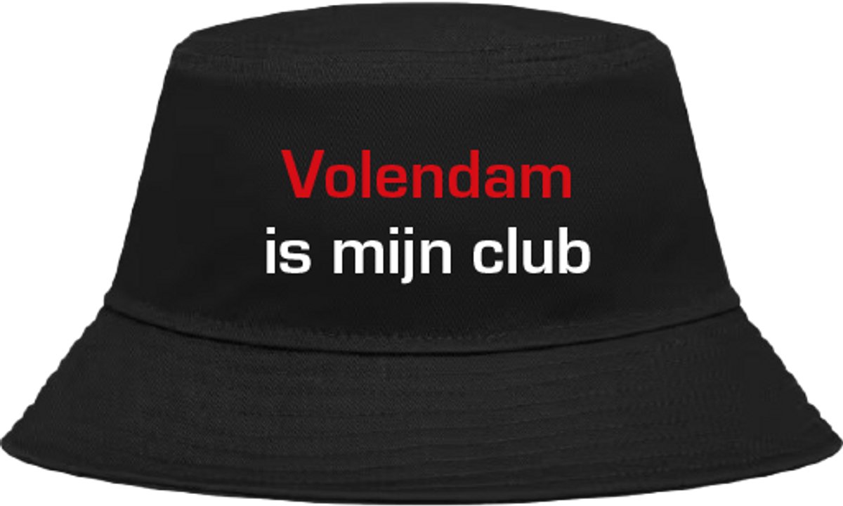 Buckethoed met tekst: FC Volendam is mijn club.