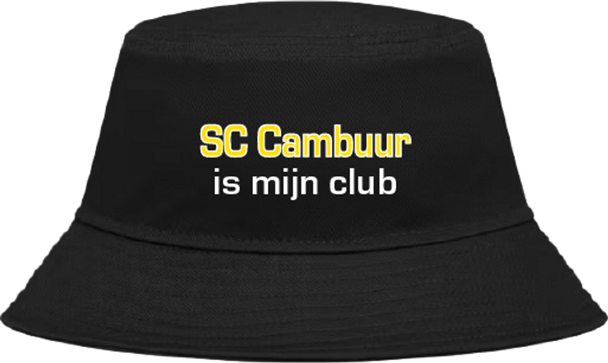 Buckethoed met tekst: SC Cambuur is mijn club.