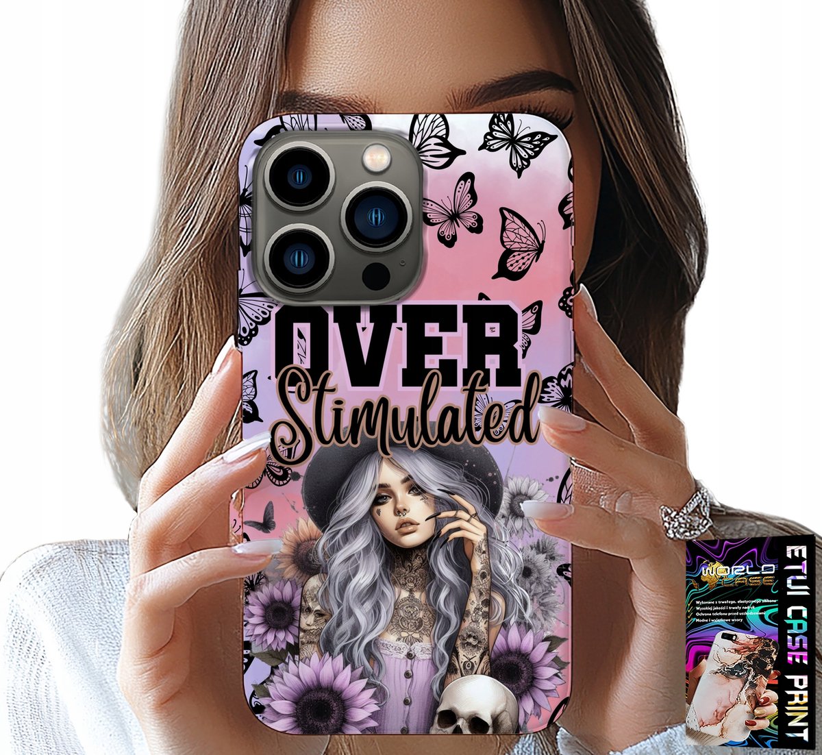 iPhone 16 Pro Max hoesje - Overprikkeld, tienerpatronen, hoesje