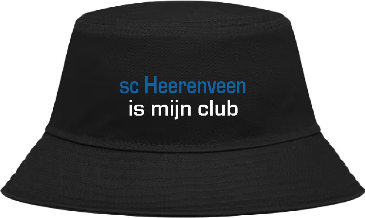Buckethoed met tekst: sc Heerenveen is mijn club.