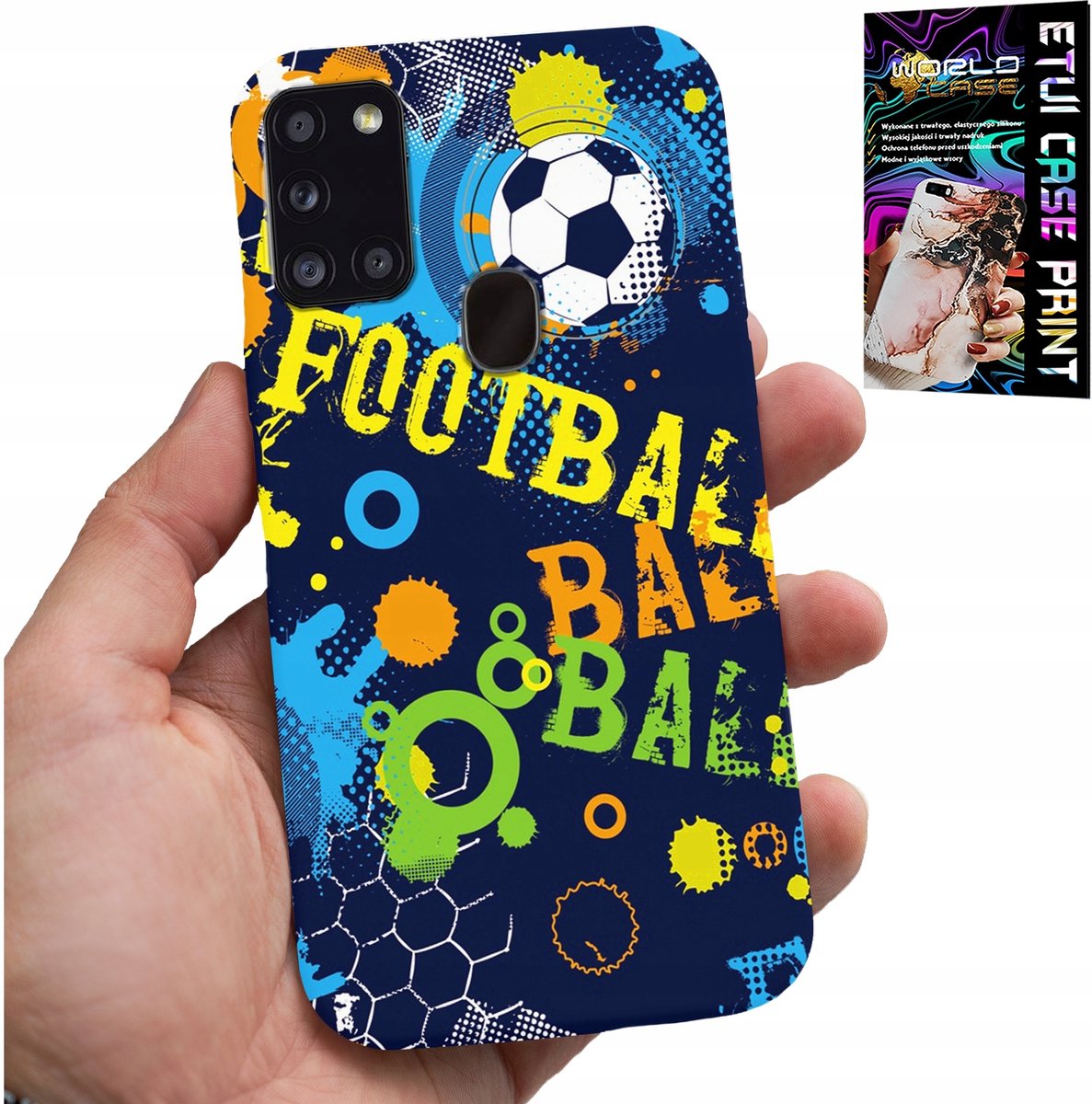 HOESJE VOOR SAMSUNG GALAXY A21S - VOETBALTEAMS, VOETBALSPELERS