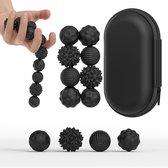YYchan Magnetische Focusballen - 8 stuks Zwart - Fidget Toys - Voor Concentratie & Ontspanning - Ideaal voor in de klas - Stressbal