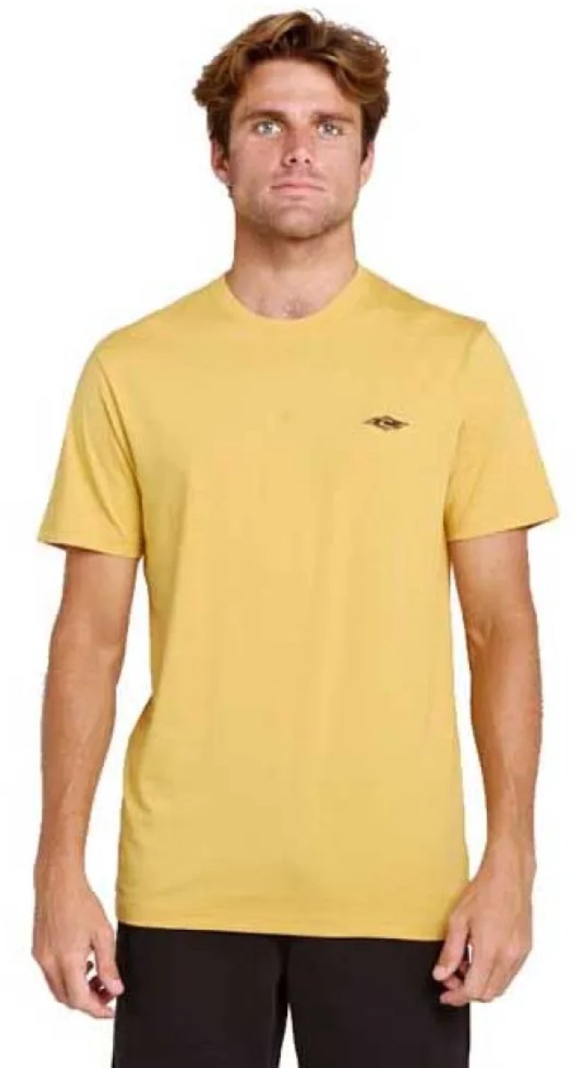 Rip Curl Streamline Embroid T-shirt Met Korte Mouwen S Man Ochre