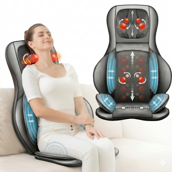 Lifeproducts Shiatsu Massagekussen (EAN: ...9624)