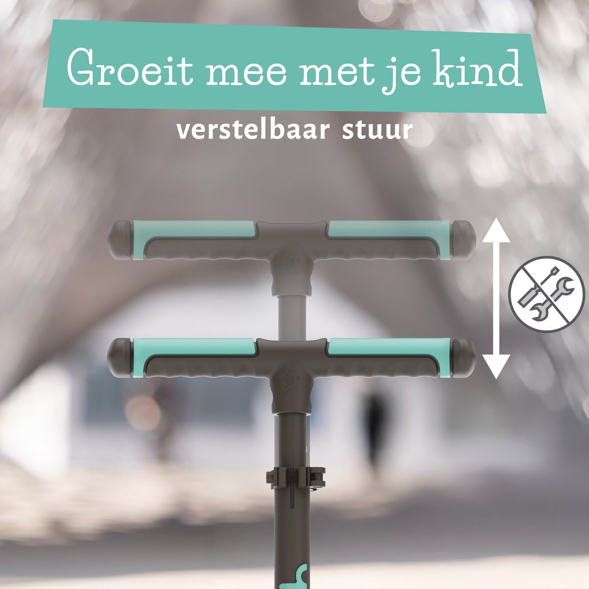 Chillafish Kinderstep jongen en meisje vanaf 5 jaar met voetrem - Blauw Groen - Step met verstelbaar stuur - Opvouwbaar en lichtgewicht met ABEC-5 wielen - Model Flexxi — afbeelding 2