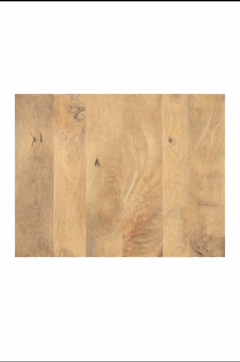 tafelblad - 60x70 - cm - massief - mangohout - bewerkt - horeca - bistro - restaurant - industriele - tafelbladen - 60x70x2,8 - cm