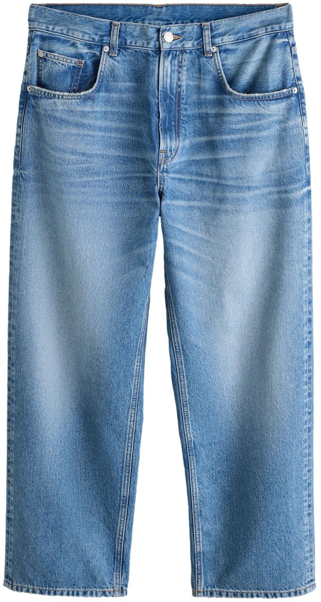 Next - Heren - Jeans met wijde pasvorm - Blauw
