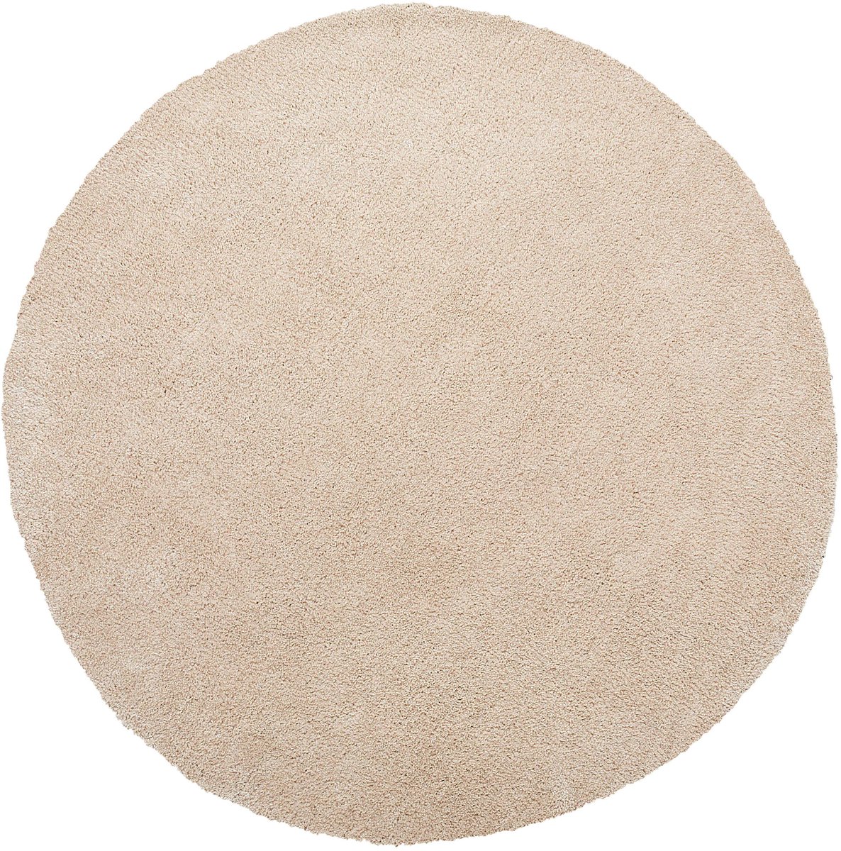 DEMRE - Shaggy vloerkleed - Beige - 140 cm - Polyester