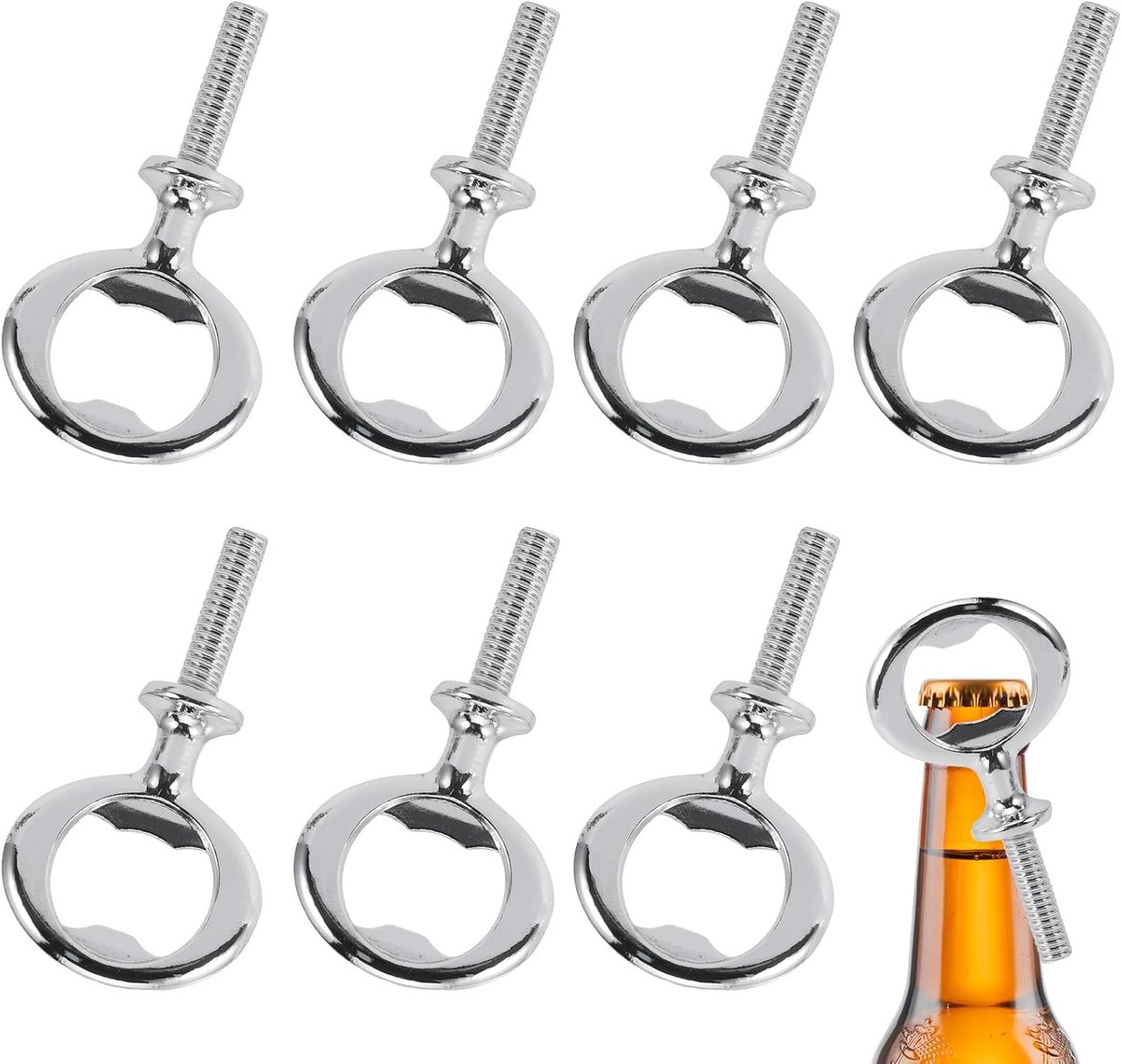 Bieropener - Flesopener - 7 stuks - RVS - Opener - Alles opener - Compact Design