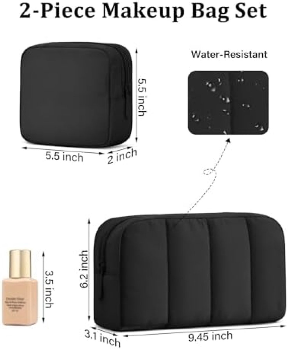 3-delige reistoilettas set voor dames - waterdicht en praktisch