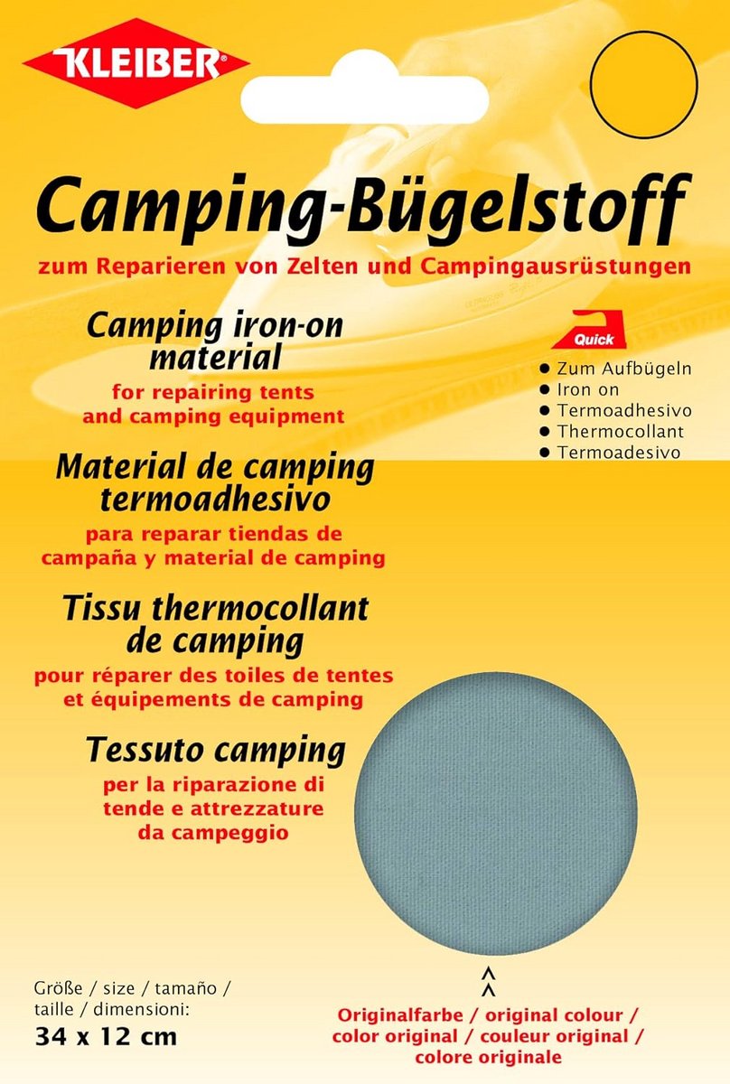 Strijkbare Reparatiepatches voor Tent en Luifel - Katoen