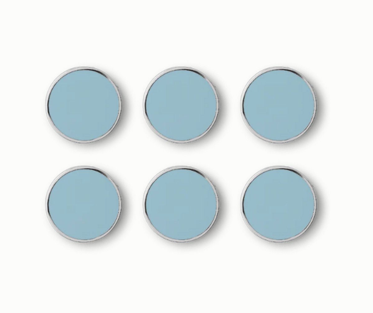 Mustard - The buttons - Magneten - Set van 6 - Ocean