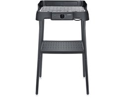 Severin PG 8594 Elektrische BBQ Tafelgrill – 2000 W – RVS Grillrooster – Met Voet – Zwart