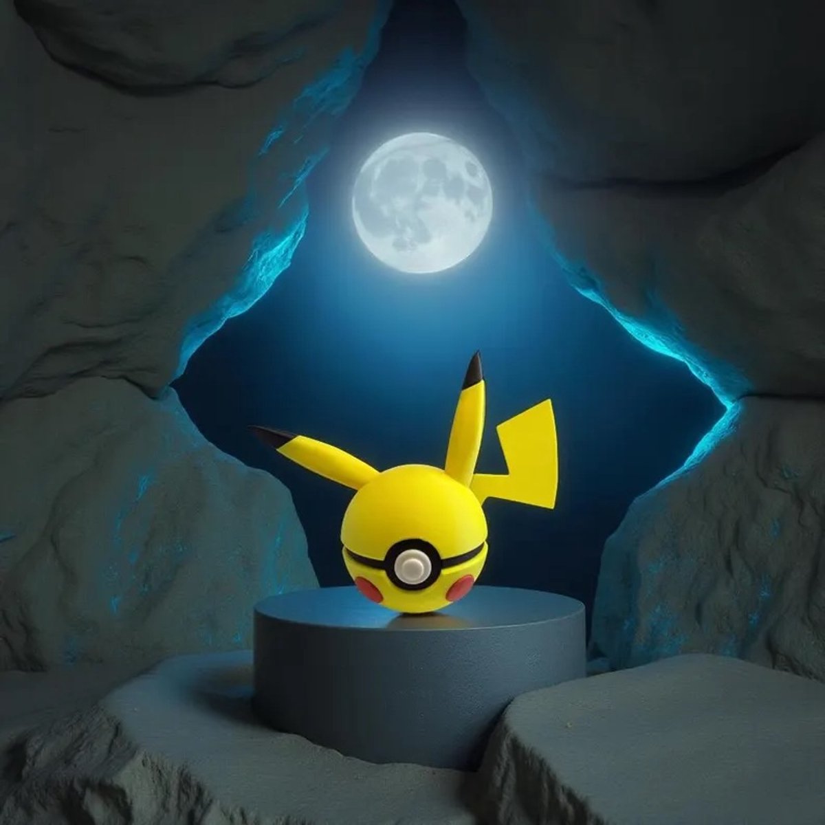 Pikachu Collectible, 3D-Geprinte Decoratie, Cadeau voor Fans