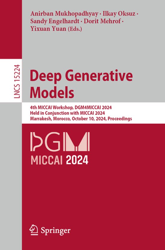 Lecture Notes in Computer Science15224- Deep Generative Mode ... - cover