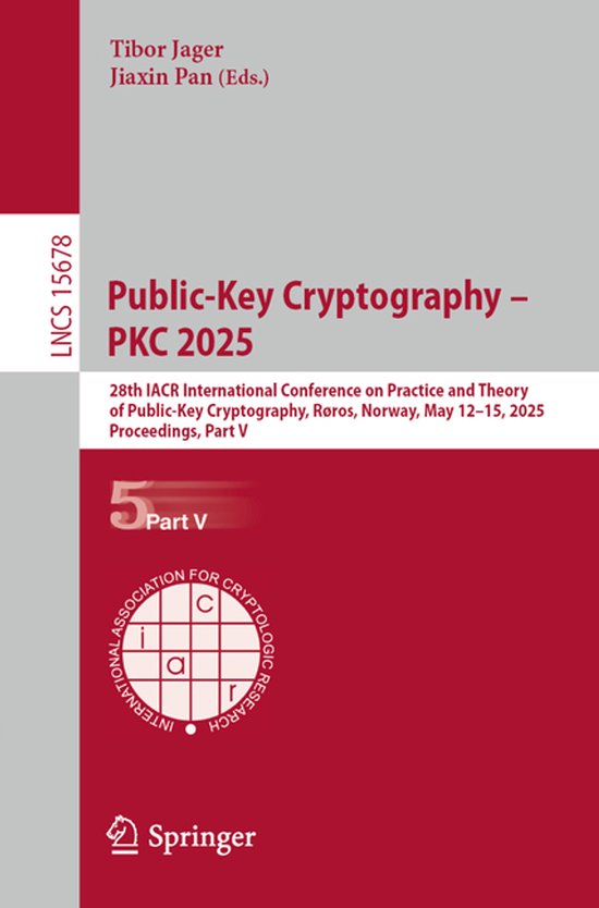 Lecture Notes in Computer Science15678- Public-Key Cryptogra ... - cover