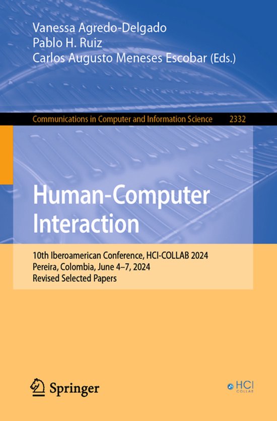 Communications in Computer and Information Science2332- Huma ... - cover