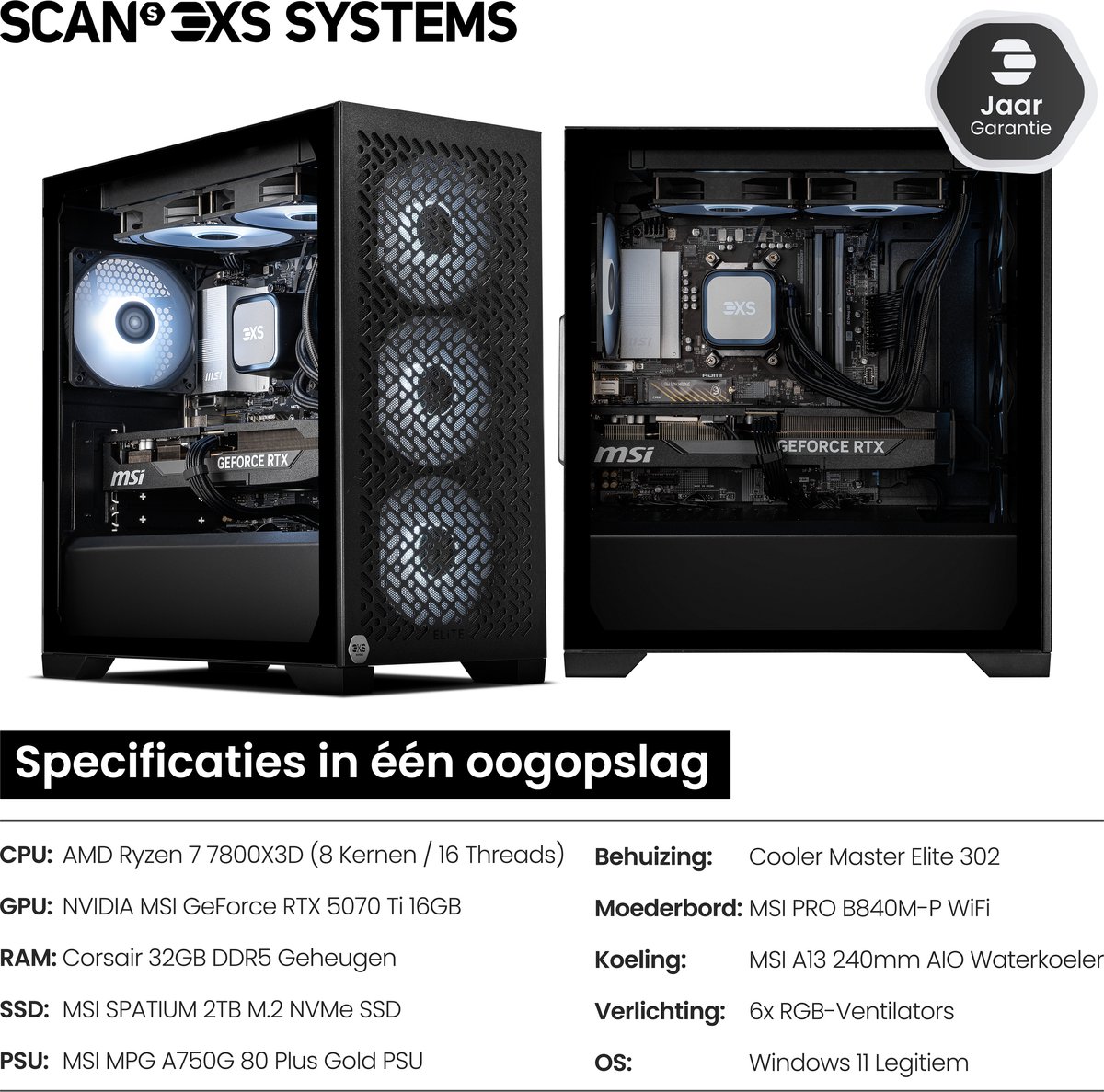 3XS Systems Elite Gaming PC