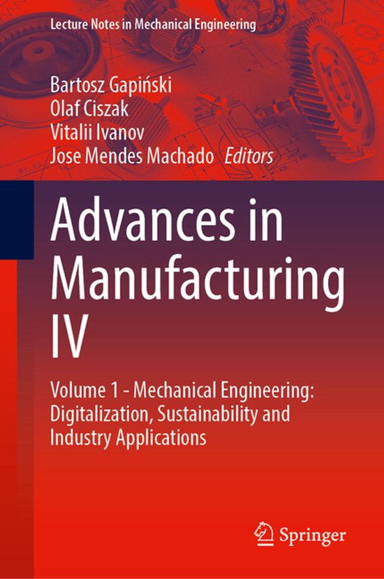 Lecture Notes in Mechanical Engineering- Advances in Manufac ... - cover