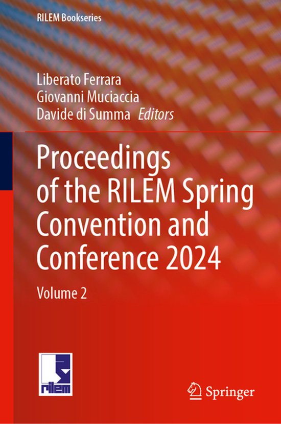 RILEM Bookseries56- Proceedings of the RILEM Spring Conventi ... - cover