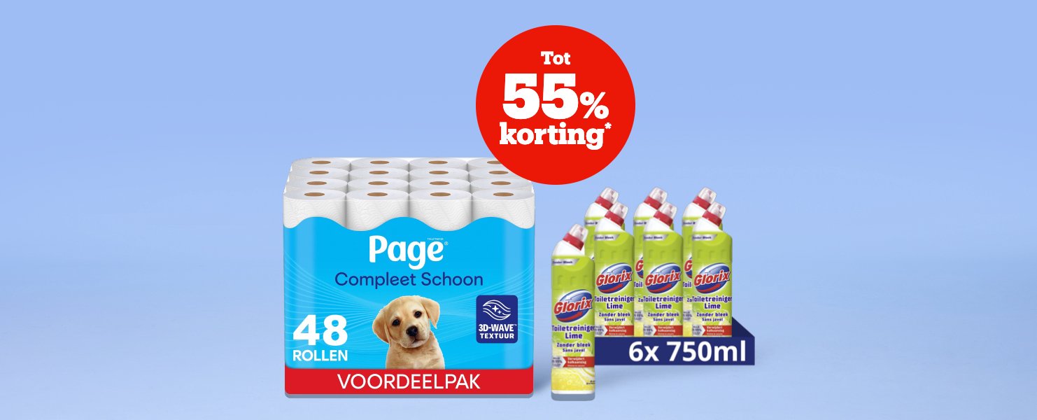 Tot 55% korting* Tot 55% korting*