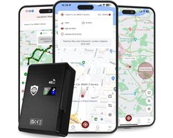 Aura® GPS Tracker auto - GPS Tracker - GPS Trackers - Zwart - 9cm x 6cm x 3cm