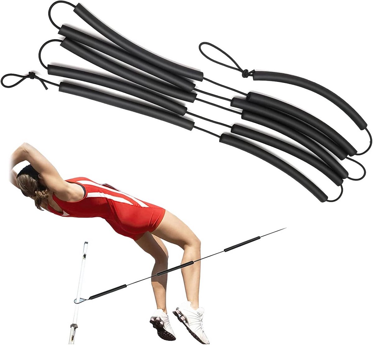Elastische Hoogspring Lat 2.5m - Hoogtespring Training Hulpmiddel voor Beginners