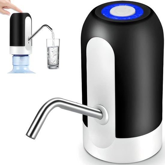 Distributeur d'eau automatique - Pompe à eau potable - Rechargeable USB - Pompe à eau potable électrique - Pompe à eau portable - Pour la maison, le bureau, l'extérieur, camping-car, camping