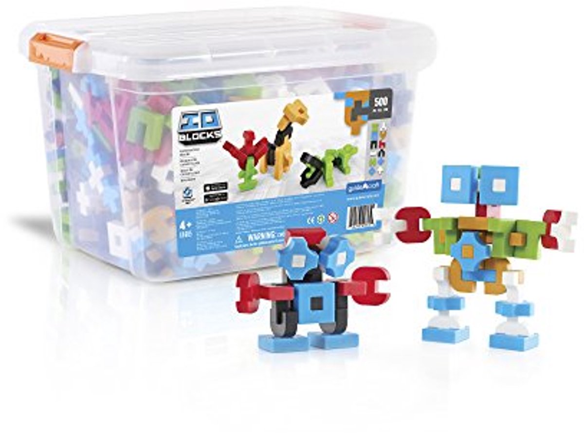 Guidecraft bouwblokken IO Blocks - 500 stuks educatief speelgoed.