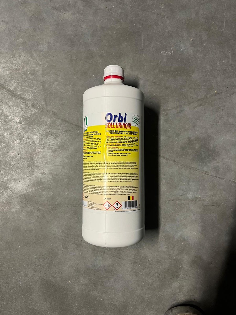 Orbi Soll Urinoir ontstopper voor urinoirleidingen 2 l