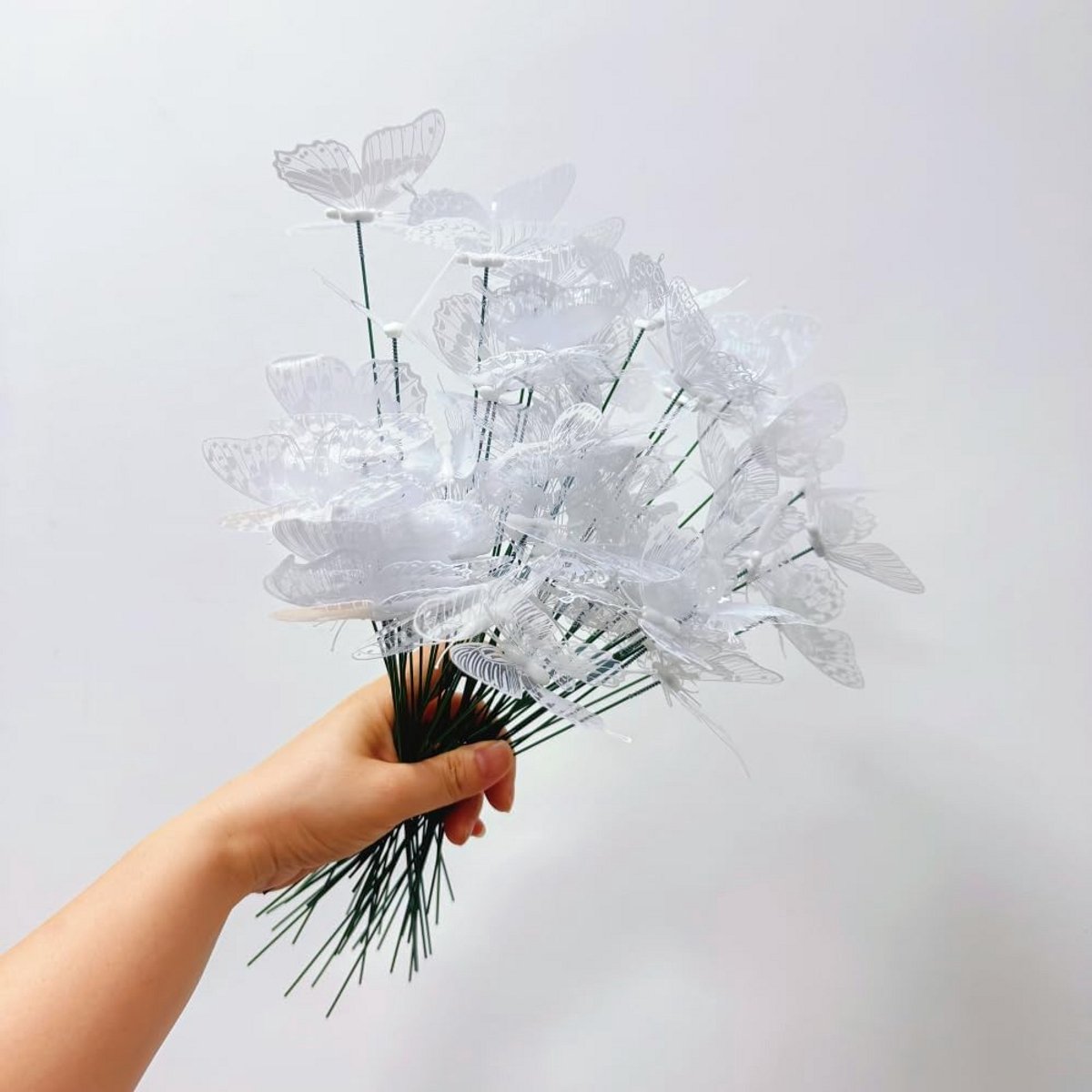 3D Vlinder Tuin Decor 10 inch - PVC Kunstmatige Vlinders voor Buiten - Schud hoofd Decorat