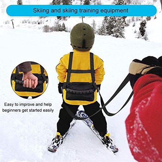 Skituigje kinderen - Snowboard Beginners - Kindertuigje - Ski-accessoires - met Lange Ski-lijn - Skituigje - Ski Harness Trainer for Kids - Kinderen Ski Harnas - Veiligheid Ski Bandjes - skiveiligheid schouderriem van Sinji — afbeelding 4