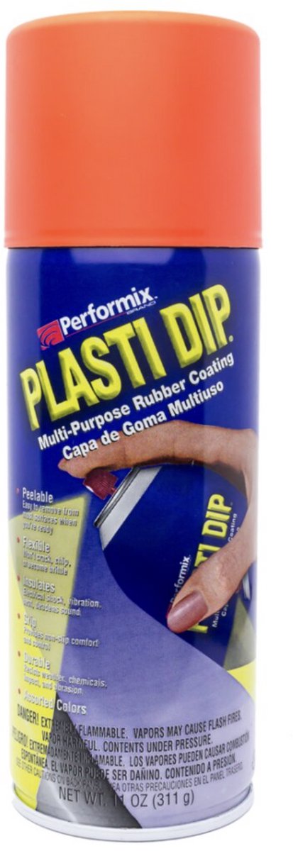 Plasti Dip Spray – Tangerine Orange – 325 ml – Afneembare Rubbercoating – Spuitbus