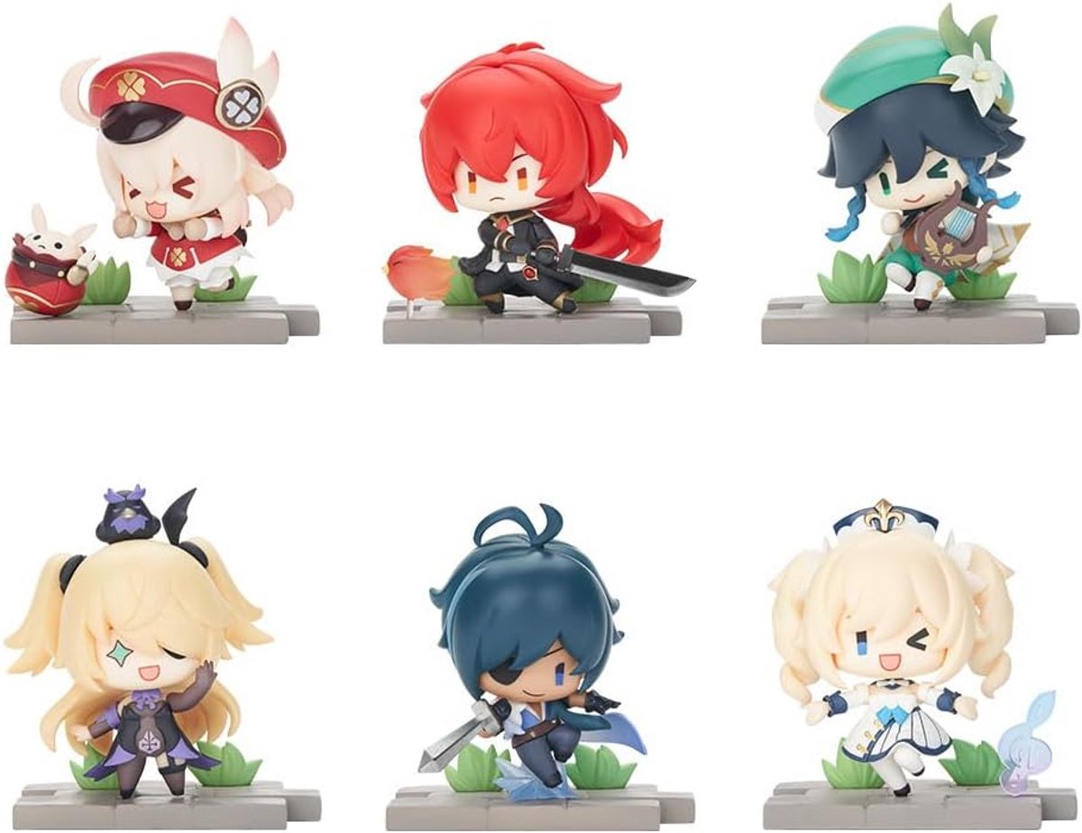Genshin Impact Battlefield Valor Blinddoos Mondstadt - Unieke Collectieitems voor Verzamelaars