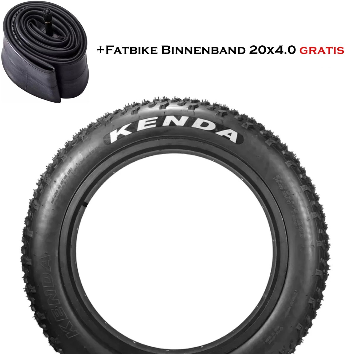 Kenda Fatbike Buitenband 20 X 4.0 – Extra Grip & Duurzaam – Geschikt Voor V20pro Super73 Engwe Ouxi V8