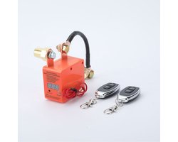 HOMTAS Auto Batterij Uitschakelaar – Automatische Stroomonderbreker 12V/24V – Lekstroom Beveiliging & Accu Protector –Dubbele Afstandsbediening met LED Spanningdisplay – Universeel